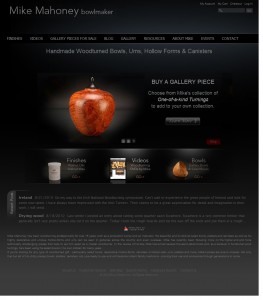 Finished Custom Magento Site - Homepage