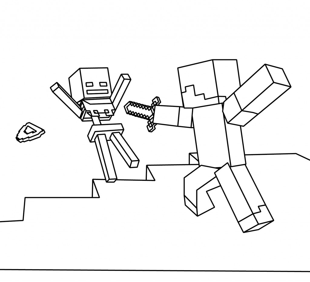 minecraft coloring pages - photo #38
